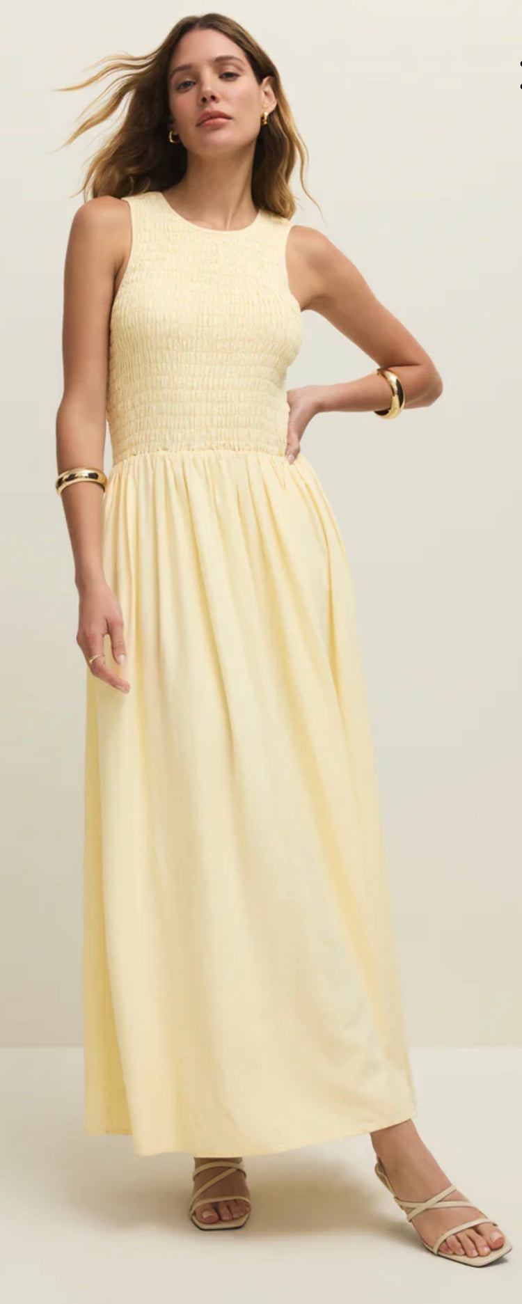 ZD261357 Juniper Maxi Dress- Pineapple