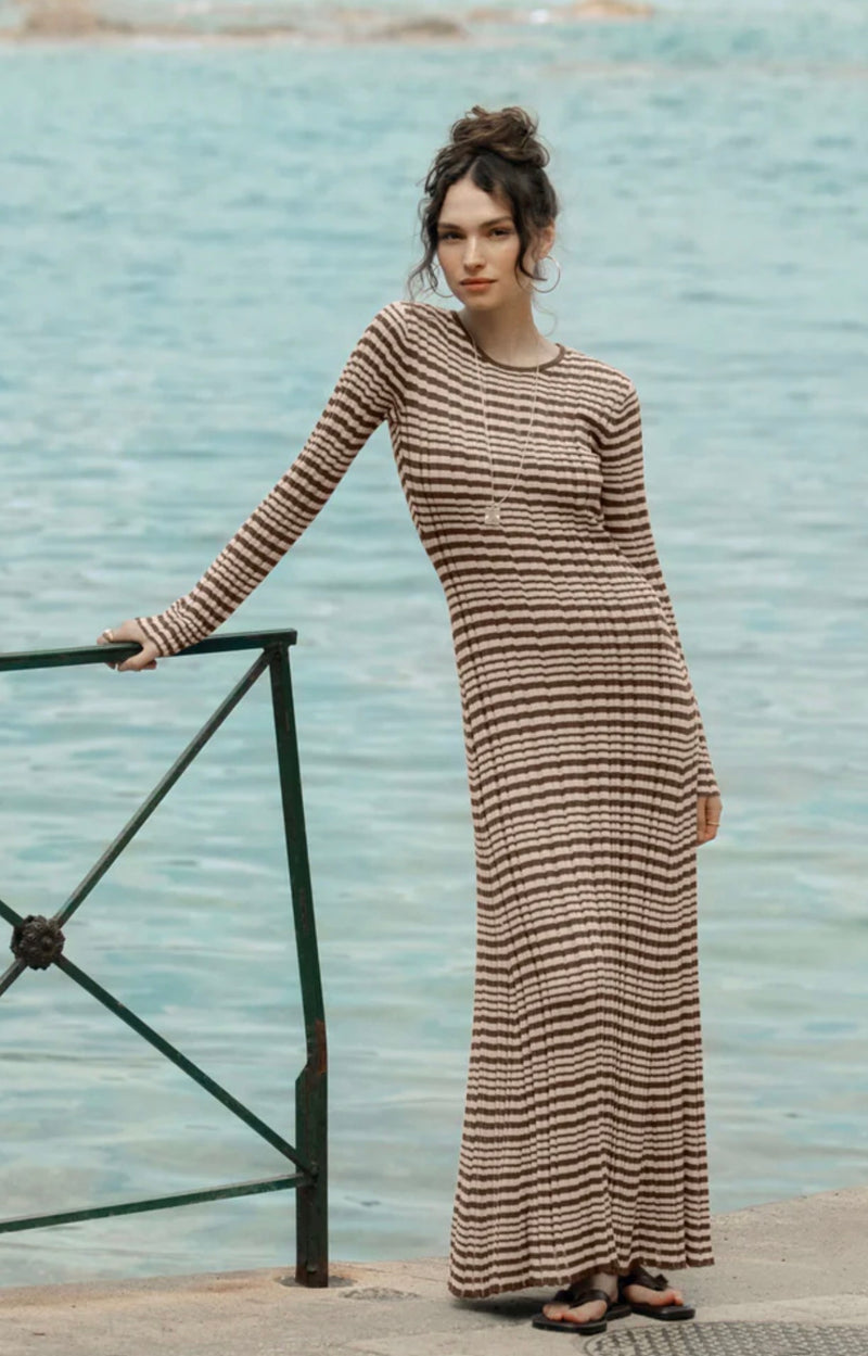 Z Supply Rosetta Wool-Blend Maxi Dress