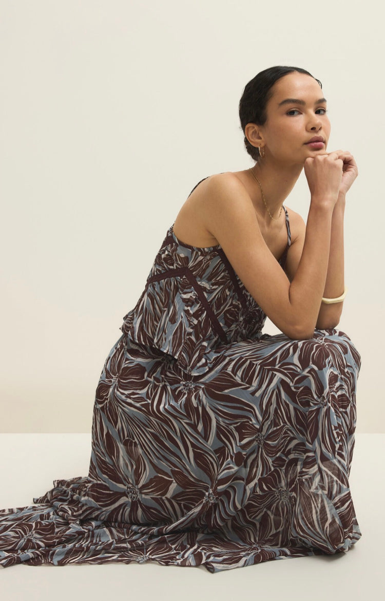 ZK261403 Vitoria Zinn Maxi Skirt
