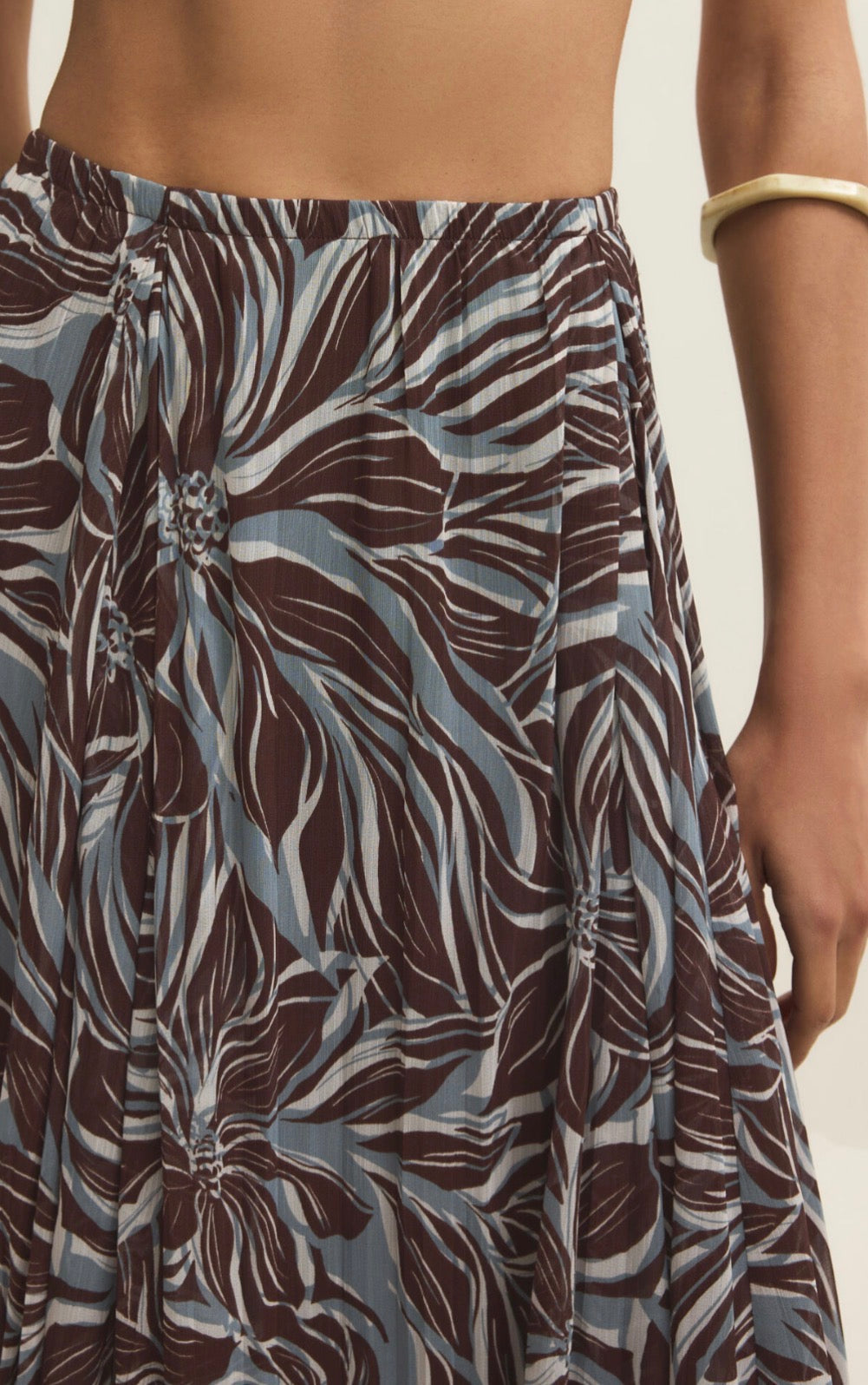 ZK261403 Vitoria Zinn Maxi Skirt