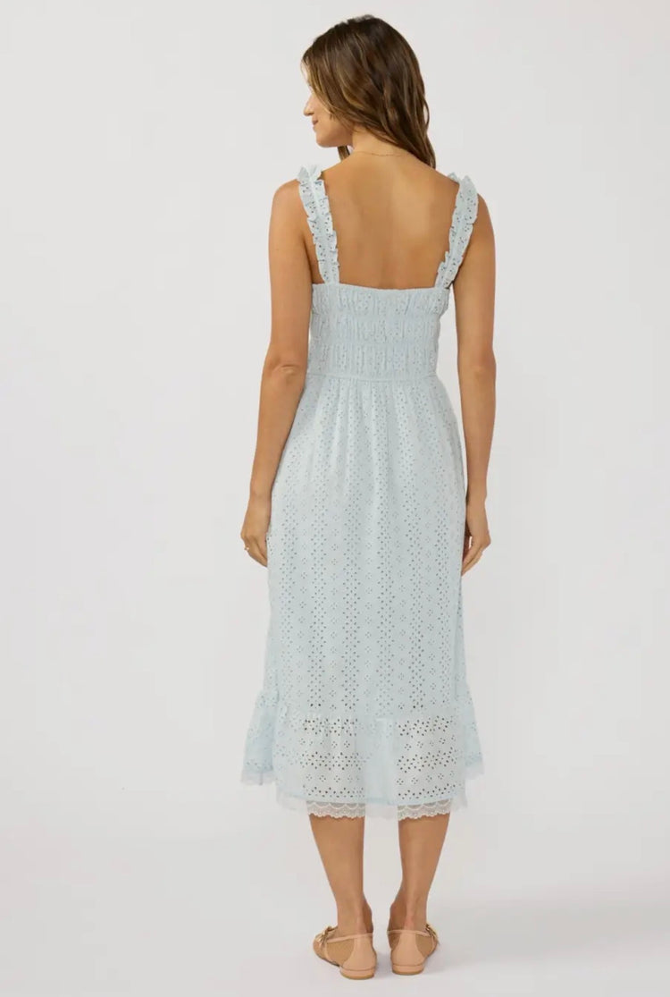 I–73675 Belle Eyelet Midi Dress