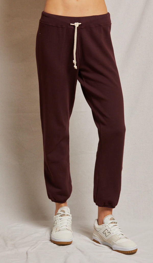 B55-Toni French Terry Jogger- BlackBerry