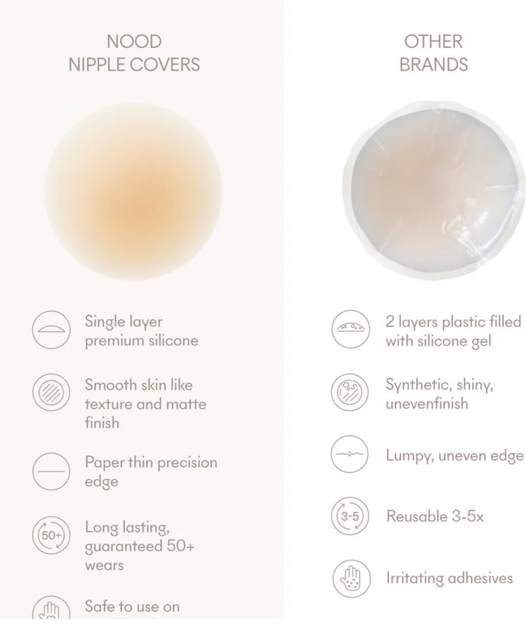 Nood - reusable nipple covers