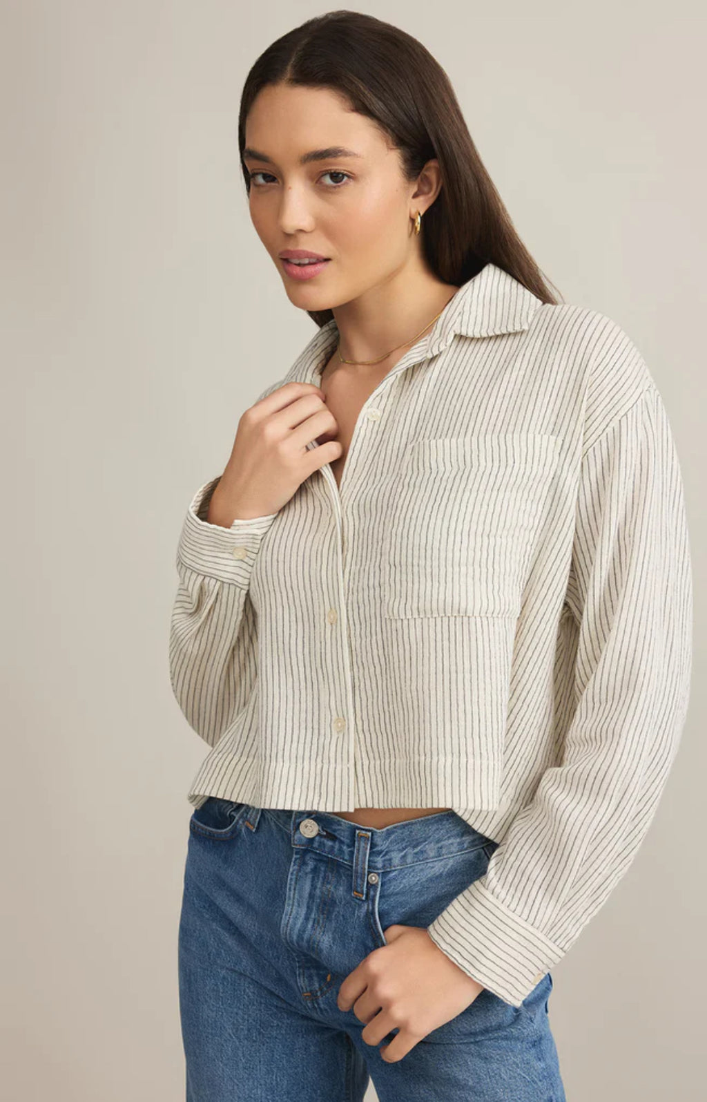 シャツ DNSR Striped open collar shirt 5SH130 STRIPED OPEN COLLAR SHIRT L/S | WACKO MARIA(ワコマリア