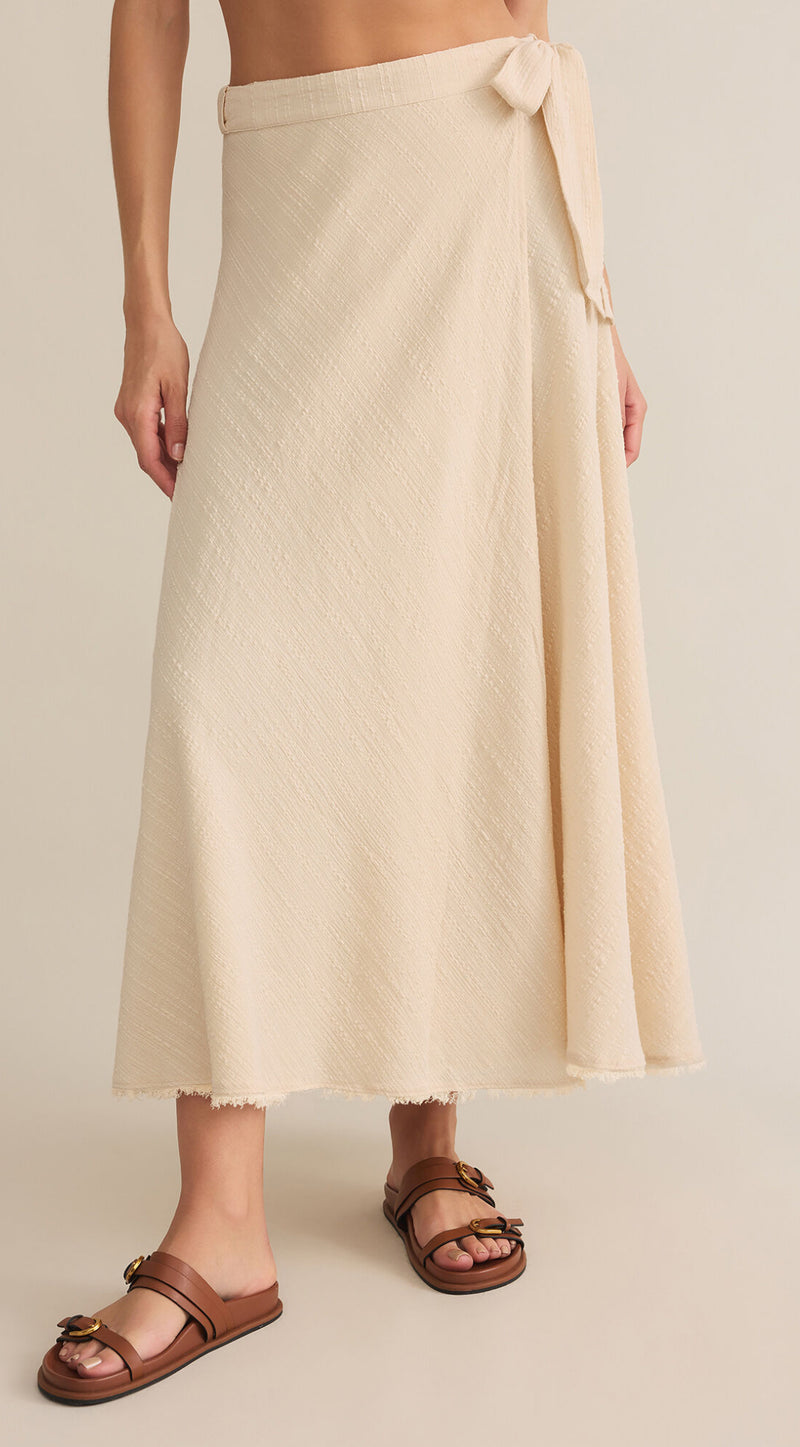 ZK251226 Salerno Wrap Midi Skirt