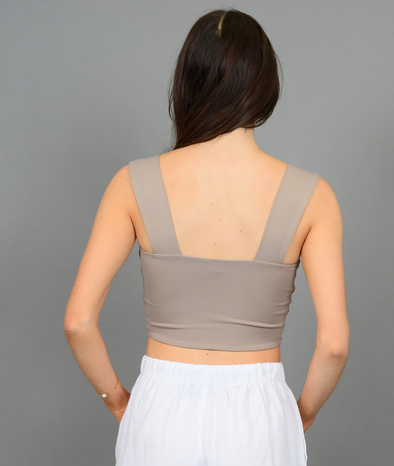 54T140S3H33 Clare Strap Crop Top