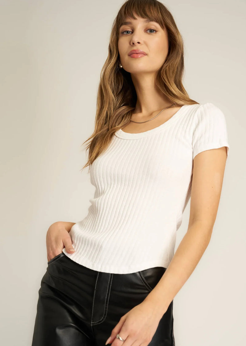 10799816 Julie Scoop Sweater Rib Tee