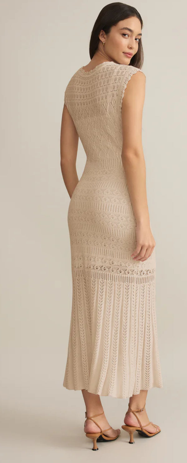 ZD252 Marsella Crochet Midi Dress