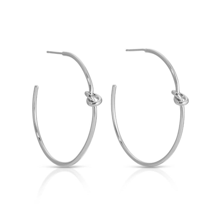 Delicate Knot Hoops