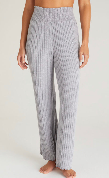 ZLP231444 Dawn Smocked Ribbed Pant